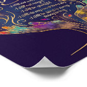 Gewoon voor Vandaag Reiki Principes Voorschriften Poster (Hoek)