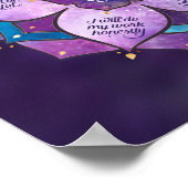 Gewoon voor Vandaag Reiki Principes Voorschriften Poster (Hoek)