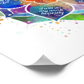 Gewoon voor Vandaag Reiki Principes Voorschriften Poster (Hoek)