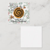 gewoon voorbij rollen om je prettige kerstdagen te notitiekaartje (Voorkant / Achterkant)