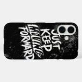 Gewoon vooruit blijven gaan motivatie case! Case-Mate iPhone case (Achterkant (horizontaal))