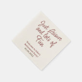 Gewoon vrije tijd en veel plezier Funny Retirement Servet (Hoek)