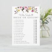 Gewoon  Vrijgezellenfeest dat het spellenkaarten z Kaart (Staand voorkant)