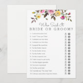 Gewoon Vrijgezellenfeest die zei dat het spel Kaa Kaart (Voorkant / Achterkant)