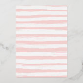 Gewoon Vrijgezellenfeest voor het testen van suike Folie Uitnodiging (Achterkant)