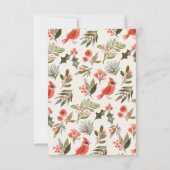 Gewoon vrolijk kerstfeest uitnodiging (Achterkant)