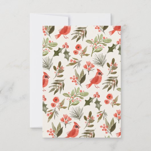 Gewoon vrolijk kerstfeest uitnodiging (Achterkant)