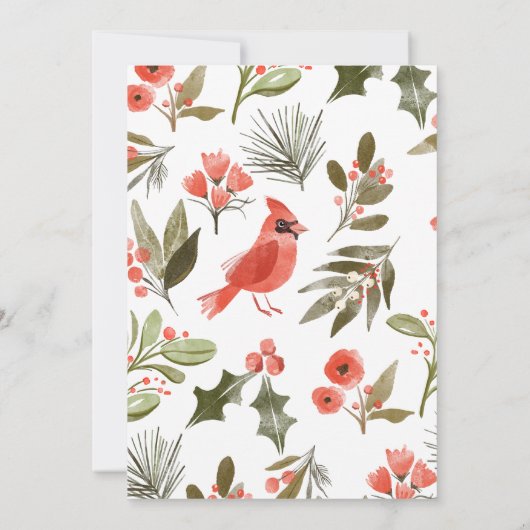 Gewoon vrolijk kerstvakantie Kaart (Achterkant)