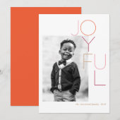 Gewoon vrolijke vakantie fotokaart kaart (Voorkant / Achterkant)