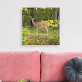 Gewoon wachten canvas afdruk (Insitu (Woonkamer))