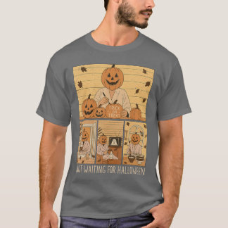 Gewoon wachten tot Halloween Pompoen Halloween Man T-shirt