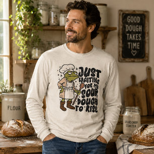 Gewoon wachten tot mijn Sourdough rijst Kikker Tri-Blend Shirt