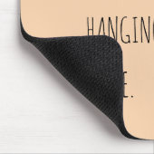 Gewoon wat cartoon van een zwarte kat. muismat (Hoek)