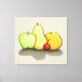 Gewoon wat fruit canvas afdruk