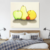 Gewoon wat fruit canvas afdruk (Insitu (Slaapkamer))