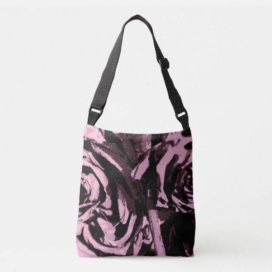 Gewoon wat rozen crossbody tas (Voorkant)