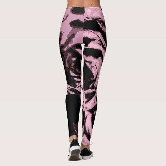 Gewoon wat Rozen Leggings (Achterkant)