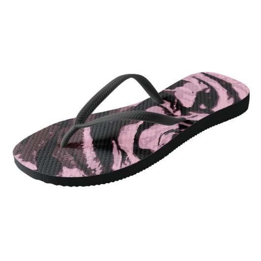 Gewoon wat rozen teenslippers (Schuin)