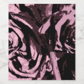 Gewoon wat Rozen Wijn Etiket (Enkel label)