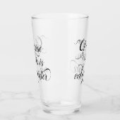 Gewoon water | Adult Beverage Humor Quote Elegant Glas (Links)