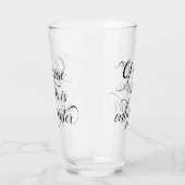 Gewoon water | Adult Beverage Humor Quote Elegant Glas (Rechts)