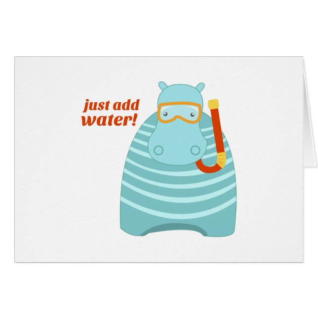 Gewoon water toevoegen (Voorkant Horizontaal)