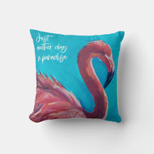 "Gewoon weer een dag in het paradijs" flamingo kus