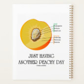 Gewoon weer een peachy day perzik anatomie planner (Achterkant)