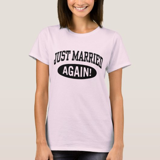 Gewoon weer getrouwd t-shirt (Voorkant)