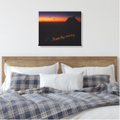 Gewoon weg canvas afdruk (Insitu (Slaapkamer))