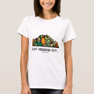 Gewoon wegtrekken... (vegetarische Humor) T-shirt