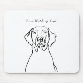 Gewoon Weimaraner: personaliseer uw bericht! Muismat (Voorkant)