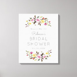 Gewoon  welkom verpakt canvas teken afdruk