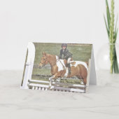 GEWOON WENSKAART SPRINGEN BEDANKKAART (Voorkant)