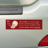 Gewoon wetenschap 3 bumpersticker (Op auto)