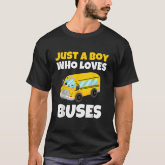Gewoon wie bussen liefheeft Gele schoolbus T-shirt