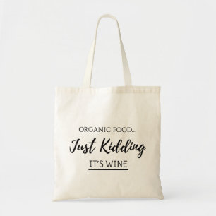 Gewoon wijn verkopen tote bag