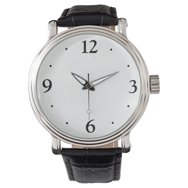 Gewoon wit gezicht > Eenvoudig beeld Horloge (Voorkant)