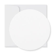 Gewoon wit mat 5,25-inch Circle Blank Afstuderen