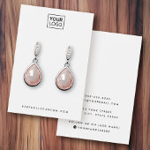 Gewoon wit of elke kleur die de logo afleeskaart d visitekaartje