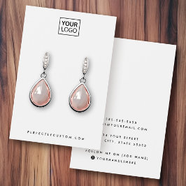 Gewoon wit of elke kleur die de logo afleeskaart d visitekaartje