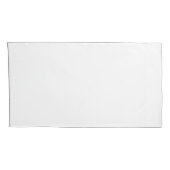 Gewoon wit paar King Kussenslopen (Achterkant-Rechts)