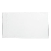 Gewoon wit paar King Kussenslopen (Achterkant-Links)