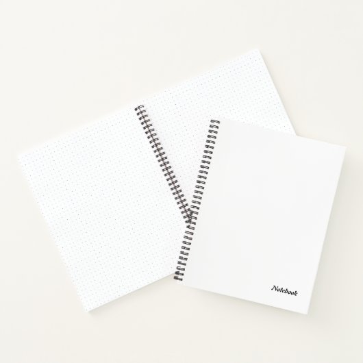 Gewoon wit spiraal Notitieboek (Binnen)