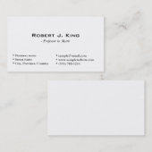 gewoon wit visitekaartje