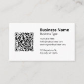 Gewoon wit visitekaartje (Voorkant)