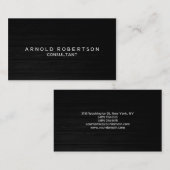 Gewoon wit Visitekaartje van hout (Voorkant / Achterkant)