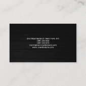 Gewoon wit Visitekaartje van hout (Achterkant)