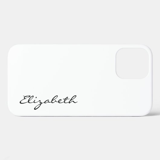 Gewoon witte achtergrond Case-Mate iPhone case (Achterkant (horizontaal))