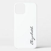 Gewoon witte achtergrond Case-Mate iPhone case (Achterkant)